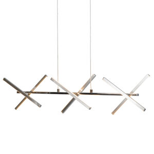 Závesné svietidlo Cross steel