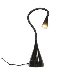 Moderná stolná lampa čierna vrátane LED - Swan