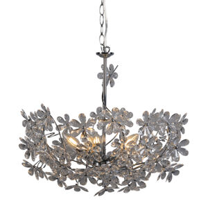 Fiore závesná lampa číra
