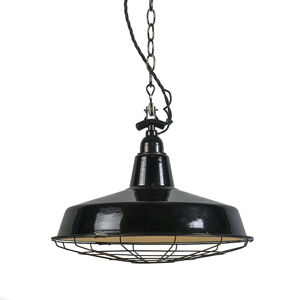 Závesná lampa Loek čierna