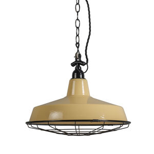 Závesná lampa Loek žltá