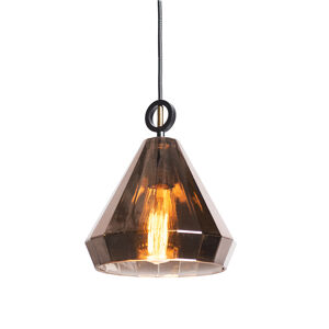 Závesná lampa Topaz 2 medená