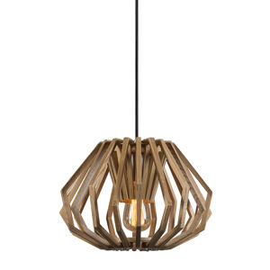 Závesná lampa drevo Mirlo