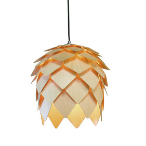 Závesná lampa borovicové drevo