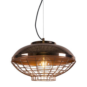 Závesná lampa Gril meď