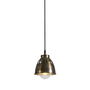 Závesná lampa Cop starožitné zlato