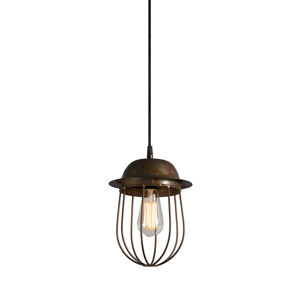Závesná lampa Offshore hnedá