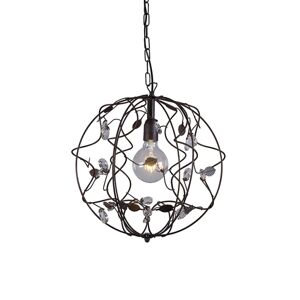 Závesná lampa Bola 1 rust