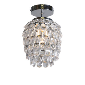 Art Deco závesné svietidlo oceľ 19 cm stmievateľné - Bling