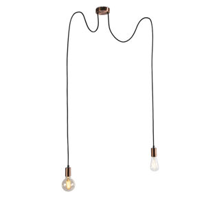 Závesná lampa Cava 2 meď