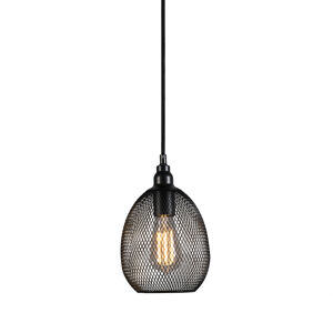 Závesná lampa Maceta 1 čierna