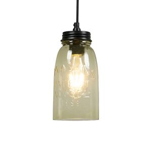 Závesná lampa Masons pastelovo žltá