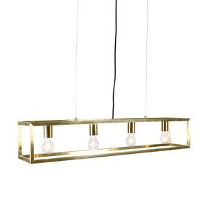 Závesná lampa Cage 4 zlaté