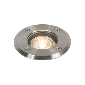 Vonkajšie zemné bodové svetlo oceľ 11 cm IP67 - Basic Round