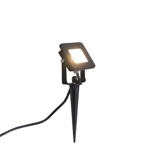 Led radiátor Radius 1 10W čierny s uzemňovacím kolíkom