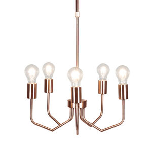 Závesná lampa Ritz 5 meď