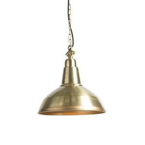 Závesná lampa v štýle art deco zlatá / mosadz - veľká Goliáš