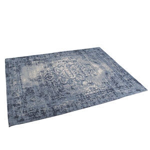 Vintage obdĺžnikový koberec modrý 160 x 230cm - Kanpur