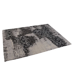 Vintage obdĺžnikový koberec čierna / šedá 160 x 230cm - Puri