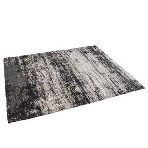 Vintage obdĺžnikový koberec čierna / béžová 160 x 230 cm - Kochi