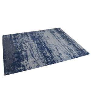 Vintage obdĺžnikový koberec modrý 160 x 230cm - Kochi