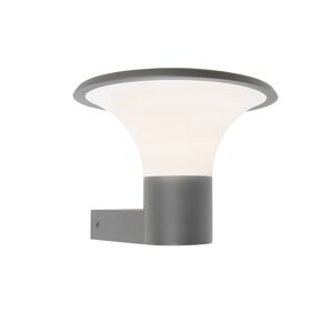Moderné vonkajšie nástenné svietidlo tmavošedé vrátane LED - Papi