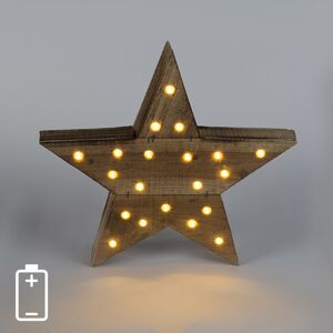 Vianočné osvetlenie Star LED 40cm