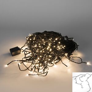 Vianočný svetelný záves Icicles 490 teplej bielej LED 20 metrov vonku
