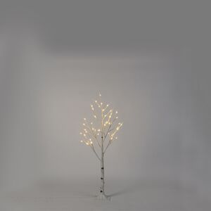 Vianočné osvetlenie breza Snow LED teplá biela 1,25 metra