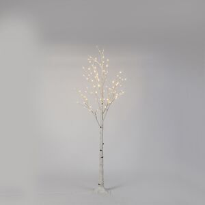 Vianočné osvetlenie breza Snow LED teplá biela 1,8 metra