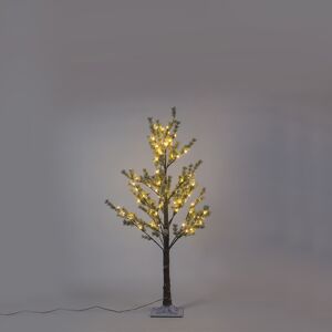 Vianočné osvetlenie jedľa Snow LED teplá biela 1,5 metra