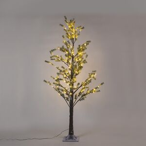 Vianočné osvetlenie jedľa Snow LED teplá biela 2,1 metra