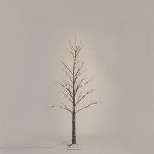 Svetlá na vianočný stromček Snehové LED teplé biele 1,8 metra