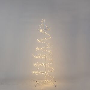 Vianočné osvetlenie špirálovitého stromčeka Twinkel LED teplé biele 1,8 metra