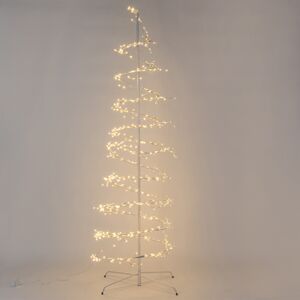 Vianočné svetlá špirálový stromček Twinkel LED teplá biela 2,4 metra