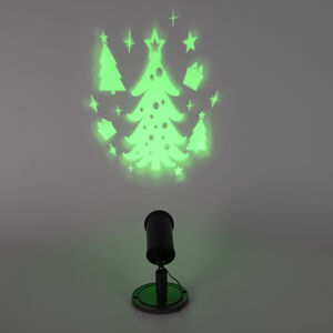 Vianočné osvetlenie Laserový projektor LED zelený vianočný stromček