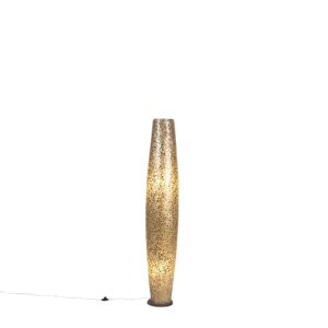Stojacia lampa 100 cm perleťovo jantárová - Cigarro