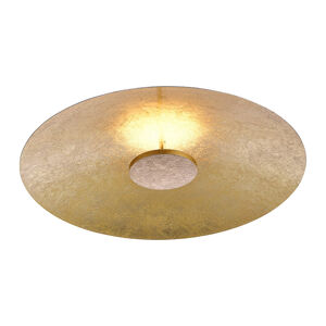 Moderné okrúhle stropné svietidlo zlaté vrátane LED - dosky