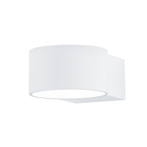 Moderné okrúhle nástenné svietidlo biele matné vrátane LED - Lacapo