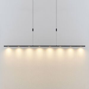Lucande Stakato závesné LED 8-pl. 180 cm dlhé