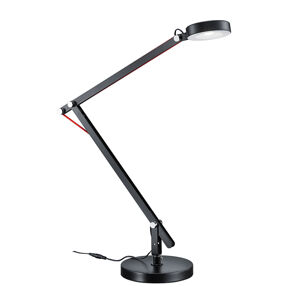 Moderná nastaviteľná stolová lampa čierna vrátane LED - Pixar
