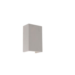 Priemyselná nástenná lampa šedý betónový obdĺžnik - Meaux