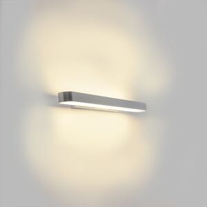 Moderné elegantné nástenné svietidlo strieborné 67,5 cm vrátane LED -Tubox