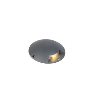 Moderné okrúhle bodové svetlo tmavo šedé vrátane LED 1W - pods