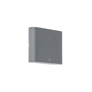 Nástenná lampa antracit 11,5 cm vrátane LED IP65 - Batt