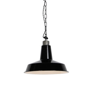 Priemyselná závesná lampa čierna - Manhattan