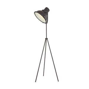 Priemyselná stojaca lampa hnedá - Rosita