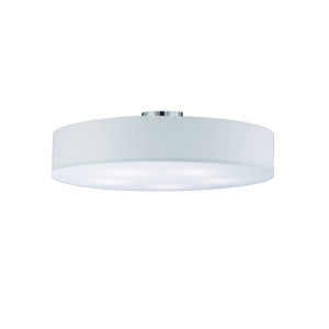 Moderné okrúhle stropné svietidlo s bielym tienidlom - Moli