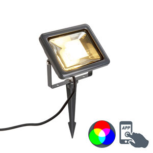 Moderné bodové svetlo RGBW s uzemňovacím kolíkom Smart Light - Teho