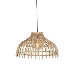 Vidiecka bambusová závesná lampa - Cane Half